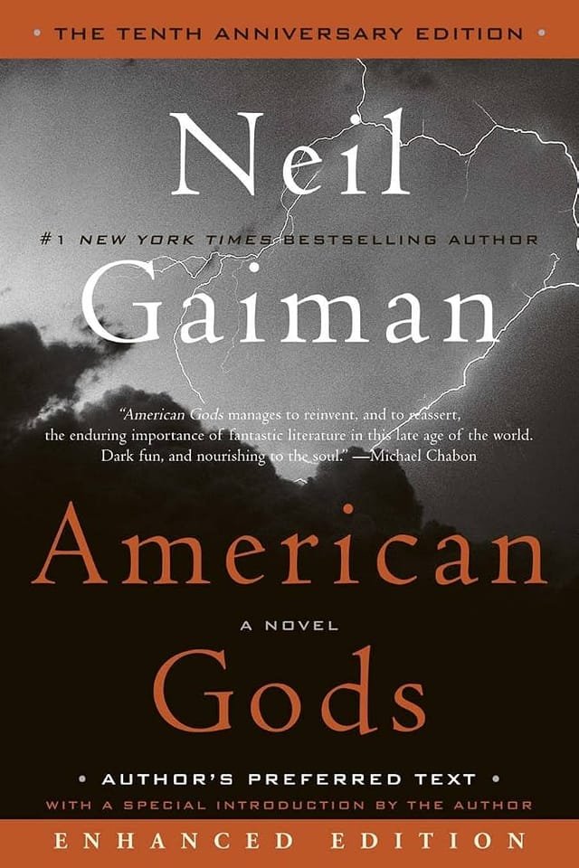 Cover of American Gods by Neil Gaiman