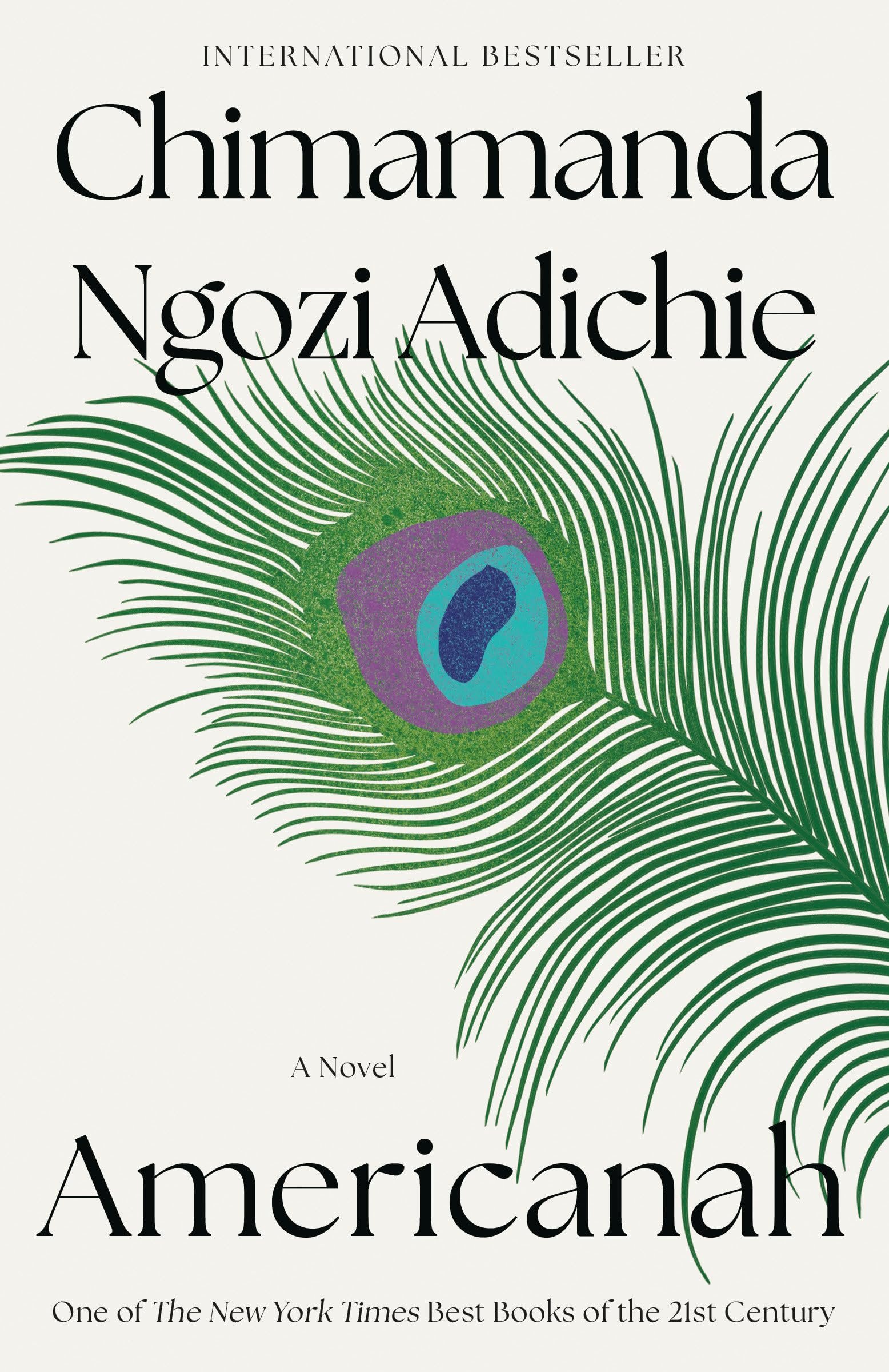 Cover of Americanah by Chimamanda Ngozi Adichie